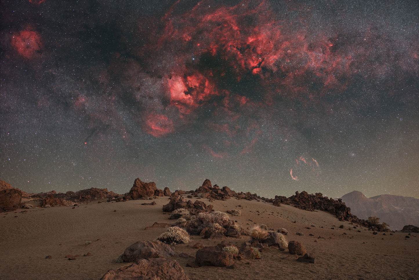 Teneriffa Mond Landschaft