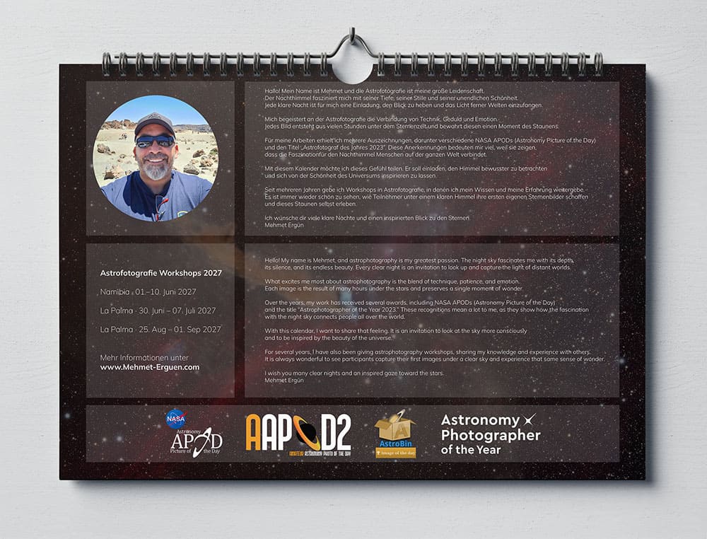 Mehmet Ergün Astro Wandkalender 2026 - Kalender-Bundle (3 Stück) – Bild 2