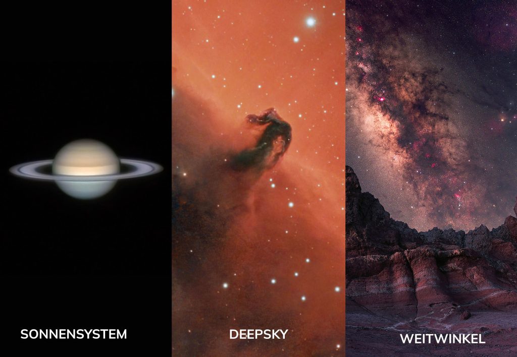 Arten der Astrofotografie