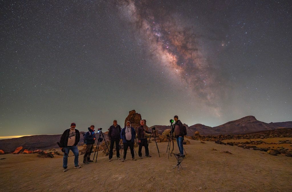 Ausrüstung für Astrofotografie auf Teneriffa
