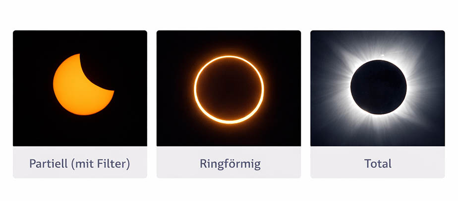 Unterschiede: total, partiell, ringf&ouml;rmig